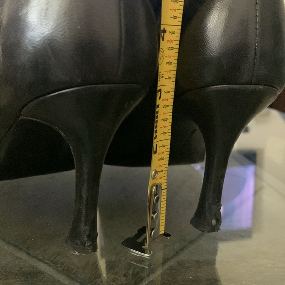 CALVIN KLEIN 205W39NYC Wilamiona Metal Trimmed Heeled Boots - Picture 9 of 13